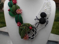 craftster Beaded Garden Necklace